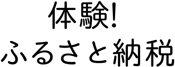 体験！ふるさと納税